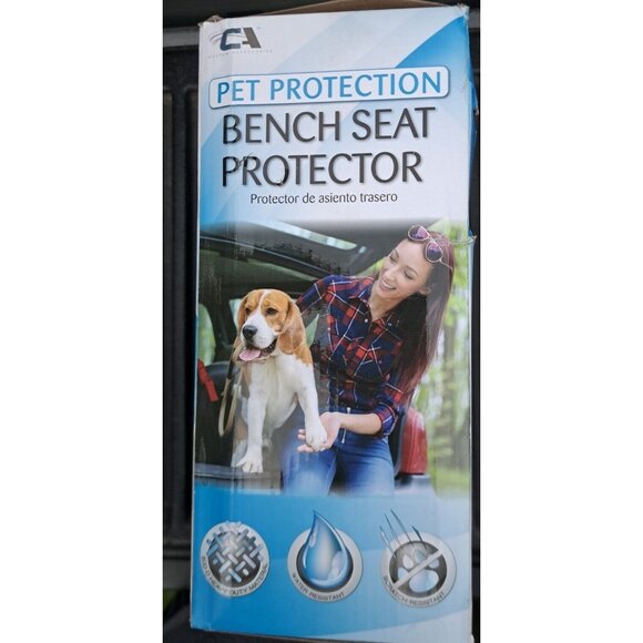 Pet Protection Rear Bench Seat Protector Water & Scratch Resistant Heavy-Duty Qu - Picture 6 of 6